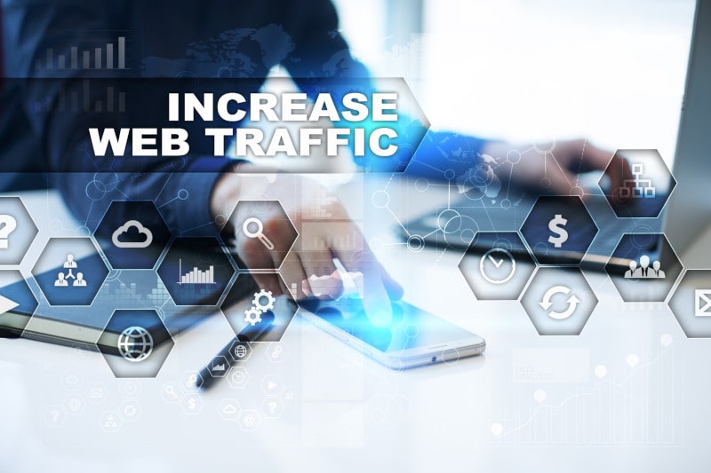 traffic of a website